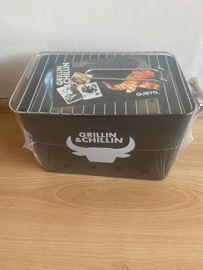 Nieuwe Gusta Grillin & Chillin houtskool bbq, Ophalen of Verzenden, Nieuw