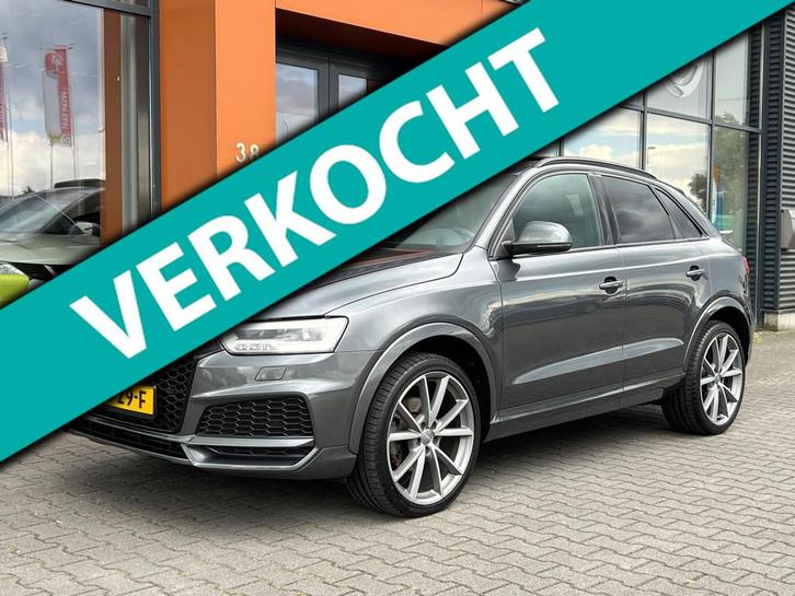 Audi AUDI Q3 2.0TFSI Automaat|LED|Leer|Panodak|Bluetooth|PDC, Auto's, Audi, Bedrijf, Te koop, Q3, Achteruitrijcamera, Airbags