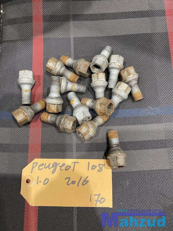 PEUGEOT 108 107 C1 AYGO Wielbouten set, Auto-onderdelen, Overige Auto-onderdelen, Peugeot, Gebruikt, Ophalen of Verzenden