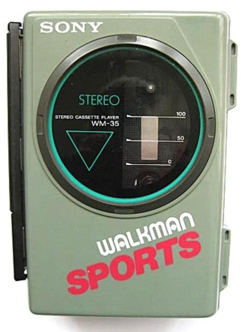 Sony Walkman Cassettespeler Sport WM -35 Jaren 80, Audio, Tv en Foto, Walkmans, Discmans en Minidiscspelers, Walkman, Ophalen of Verzenden