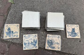 Wandtegels - 20 stuks 11x11 en 5 decortegels beschikbaar voor biedingen