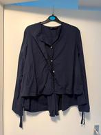 Zara Woman Blauwe Blouse japanse stijl  - Maat S, Ophalen of Verzenden, Zo goed als nieuw, Maat 36 (S), Blauw