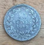 10 cent 1849 Willem II (1), Postzegels en Munten, Munten | Nederland, 10 cent, Ophalen of Verzenden, Koning Willem II, Losse munt