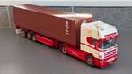 Tekno Scania 4 serie Ferdi van den Heuvel, Hobby en Vrije tijd, Modelauto's | 1:50, Ophalen of Verzenden, Gebruikt, Bus of Vrachtwagen