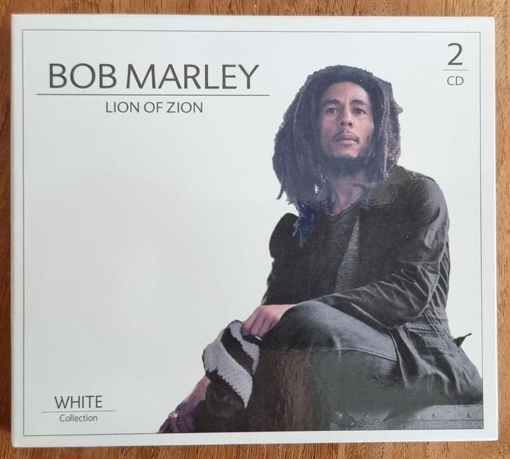 CD Bob Marley - Lion of Zion - dubbel CD - white collection, Cd's en Dvd's, Cd's | Reggae en Ska, Zo goed als nieuw, Boxset, Ophalen of Verzenden