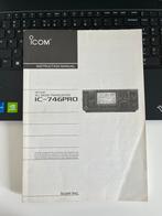 ICOM IC-746PRO origineel handboek incl. schema’s, Telecommunicatie, Zenders en Ontvangers, Gebruikt, Zender en Ontvanger, Verzenden