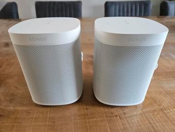 Sonos One SL stereopaar  / surround speaker set  beschikbaar voor biedingen