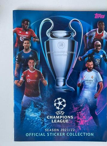 Topps complete stickerset Champions League 2021/2022 beschikbaar voor biedingen