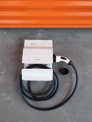 Laadpaal wallbox Evhub Met vaste kabel laadkabel + garantie  beschikbaar voor biedingen