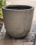 Betonnen plantenpotten / bloempotten voor buiten - 3 stuks, Tuin en Terras, Bloempotten, Gebruikt, Tuin, Rond, Beton