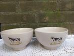 2 (dessert)schaaltjes "boerderij dieren", Huis en Inrichting, Ophalen of Verzenden, Overige stijlen, Aardewerk, Schaal of Schalen