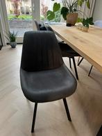 4x eetkamerstoelen, Huis en Inrichting, Stoelen, Ophalen of Verzenden, Zo goed als nieuw, Grijs, Vier
