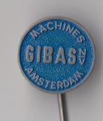 Amsterdam Gibas Machines Machinefabriek speldje, Verzamelen, Speldjes, Pins en Buttons, Gebruikt, Niet vindbaar, Niet vindbaar
