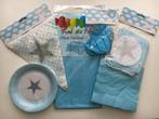 Pakketje feestartikelen wolken+ster blauw | geboorte jongen, Nieuw, Ophalen of Verzenden, Feestartikel, Geboorte of Huwelijk