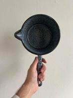 Vintage steelpan 1.5L gewolkt emaille, Ophalen of Verzenden, Zo goed als nieuw, Overige materialen