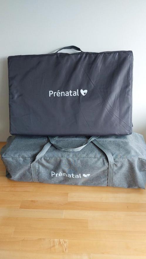 Luxe Prénatal campingbedje – 2 hoogtes + extra matras, Kinderen en Baby's, Kinderkamer | Bedden, Zo goed als nieuw, Minder dan 140 cm