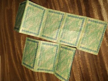 Hoboca kilometerbonnen. 1956 beschikbaar voor biedingen