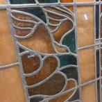 groot glas in lood raam zeer mooi, Ophalen, Gevelraam of Ruit, Glas in lood