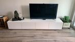 Wit hoogglans tv meubel, Ophalen of Verzenden, Zo goed als nieuw, 200 cm of meer, Minder dan 100 cm