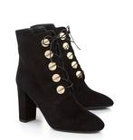 LK Bennett dames laarzen zwart suede maat 37, LK Bennett, Zwart, Lage of Enkellaarzen, Nieuw