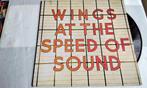 Paul McCartney by Wings At The Speed Of Sound LP Rock Pop, Ophalen of Verzenden, Zo goed als nieuw, 12 inch, Poprock