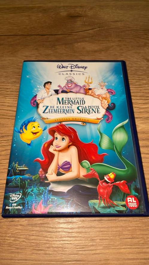 De Kleine Zeemeermin / The Little Mermaid van Walt Disney., Cd's en Dvd's, Dvd's | Tekenfilms en Animatie, Zo goed als nieuw, Amerikaans