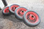 VIER DUNLOP SPAAKWIELEN 15"x 4.5J en 60 spaken, Auto-onderdelen, Ophalen, Gebruikt, MG