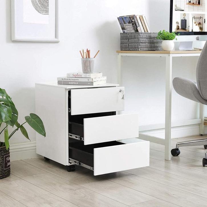 Rolcontainer met 3 Laden – Nieuw, Huis en Inrichting, Kasten | Ladekasten, Nieuw, Minder dan 100 cm, 50 tot 100 cm, 25 tot 50 cm