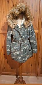 Supergave camouflage winterjas, Ophalen of Verzenden, Zo goed als nieuw, Maat 42/44 (L), Groen