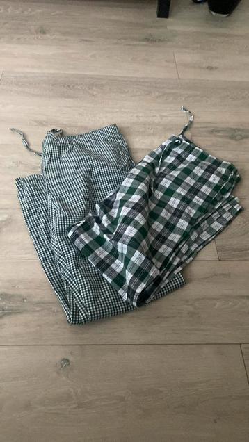 Pyjamabroeken nieuw h&m groen maat L 