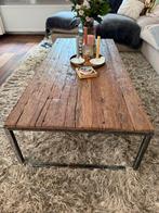 Robuust Industriële Salontafel, Huis en Inrichting, Tafels | Salontafels, Ophalen, Gebruikt, 100 tot 150 cm, 50 tot 100 cm