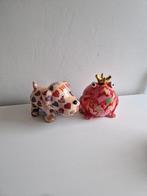 2x spaarpot Pomme Pidou, Ophalen, Nieuw, Steen, Aardewerk of Keramiek, Dier