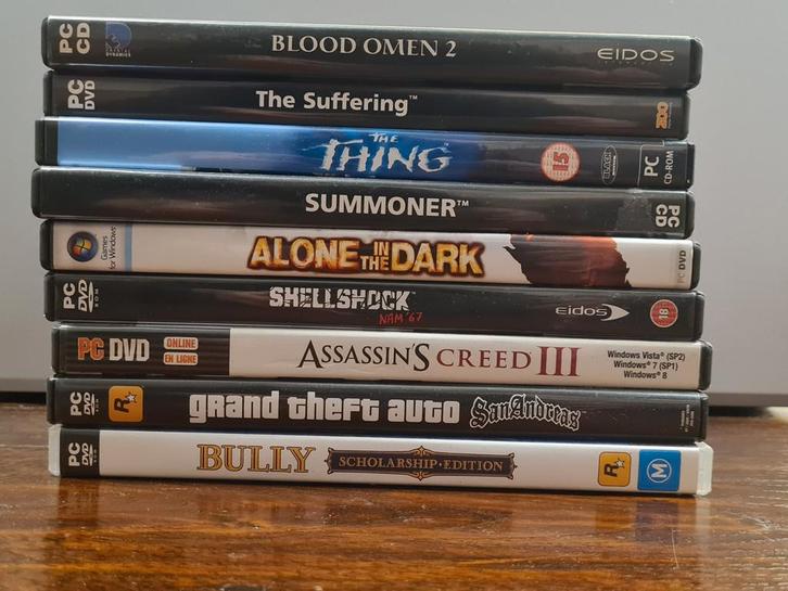 PC Games Lot, Spelcomputers en Games, Games | Pc, Zo goed als nieuw, Avontuur en Actie, 1 speler, Vanaf 18 jaar, Ophalen of Verzenden