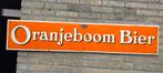 Emaille reclamebord Oranjeboom Bier ( langcat Bussum ), Ophalen, Gebruikt, Reclamebord, Plaat of Schild