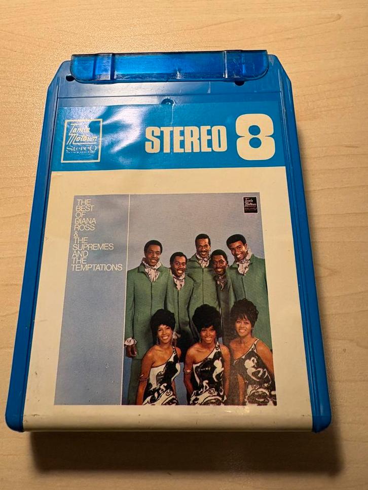 8-track Diana Ross and The Supremes and The Temptations, Cd's en Dvd's, Cassettebandjes, Zo goed als nieuw, 1 bandje, Ophalen of Verzenden