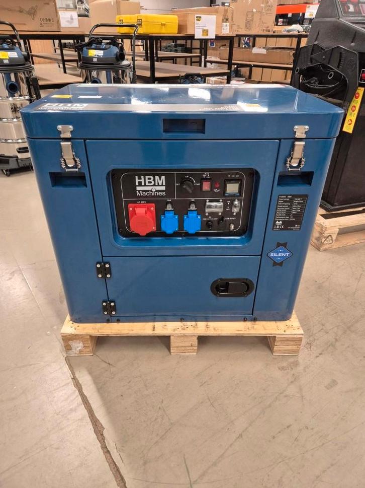 HBM diesel aggregaat, generator 532 cc diesel, Doe-het-zelf en Verbouw, Overige Doe-het-zelf en Verbouw, Zo goed als nieuw, Ophalen