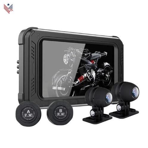 Motorfiets GPS Navigatie met Dashcam | 5 Inch Scherm, Motoren, Accessoires | Navigatiesystemen, Nieuw, Verzenden