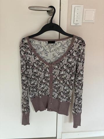 Wit en taupe vestje met bloemen - Vero Moda beschikbaar voor biedingen