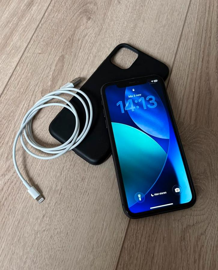 Iphone 11 64GB, Telecommunicatie, Mobiele telefoons | Apple iPhone, Zo goed als nieuw, 64 GB, Zonder abonnement, Zonder simlock