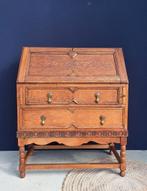 Vintage Eiken Secretaire / Bureau, Ophalen, Gebruikt, Vintage, Nvt