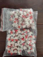 Partij Rode mechanische keys, Computers en Software, Toetsenborden, Ophalen of Verzenden, Zo goed als nieuw