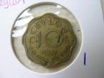 10 Cents 1944 Ceylon (nr 1), Postzegels en Munten, Munten | Azië, Ophalen of Verzenden, Losse munt, Zuid-Azië