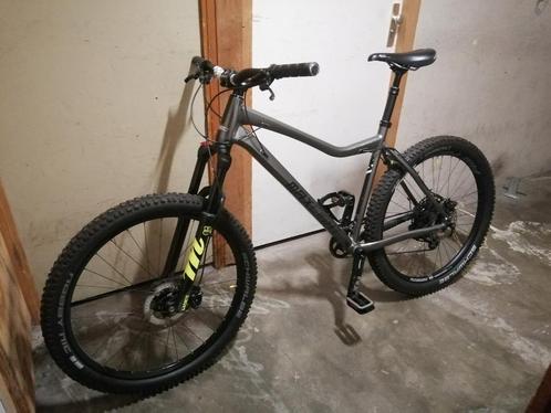 Mountainbike Mtb voor heren en dames met dropper zadel, Fietsen en Brommers, Fietsen | Mountainbikes en ATB, Zo goed als nieuw