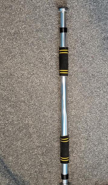 Telescopische optrekstang + Fitness handschoenen  beschikbaar voor biedingen