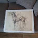 Paarden afbeelding - Paard - Print - Edgar Begas - IKEA -, Gebruikt, Ophalen of Verzenden, Print, Minder dan 50 cm