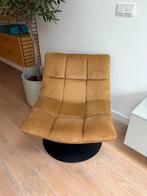 Draaibare fauteuil van Dutch Bone - Bar Velvet, 75 tot 100 cm, Ophalen of Verzenden, Zo goed als nieuw, Stof