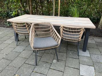 2 stuks Nieuw - 4 Seasons Outdoor tuin arm stoel inc. kussen beschikbaar voor biedingen