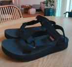 Teva midform platform sandalen 40, Zwart, Zo goed als nieuw, Teva, Sandalen of Muiltjes
