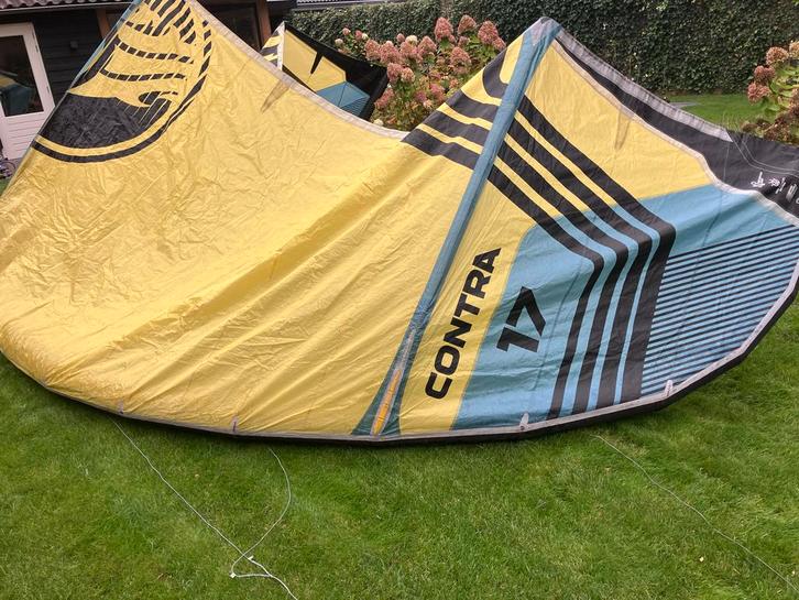 Cabrinha Contra 17m 2020  + large Bar 2021, Watersport en Boten, Kitesurfen, Zo goed als nieuw, Bar, 16 m² of meer, Geen board