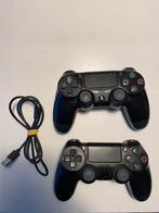 PS4 controller 2x incl. 1 oplaadkabel, Spelcomputers en Games, Controller, Gebruikt, Ophalen, PlayStation 4